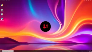 Get immersed in 汽水音乐电脑版's interactive desktop interface with vibrant music elements.