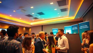Explore diverse sponsorship opportunities in a dynamic networking setting.
